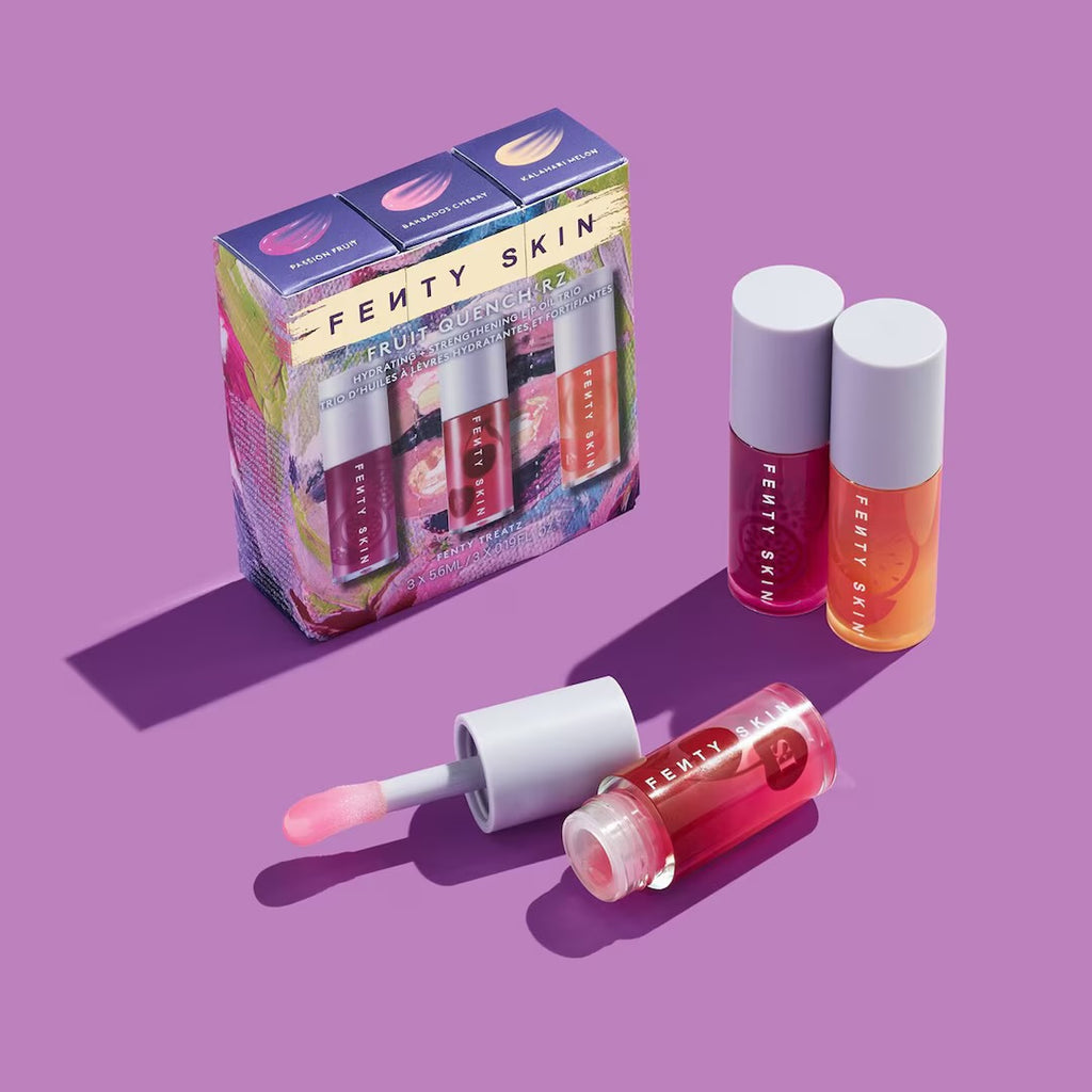 Fenty Skin Fruit Quench'rz Hydrating + Strengthening Lip Oil Trio