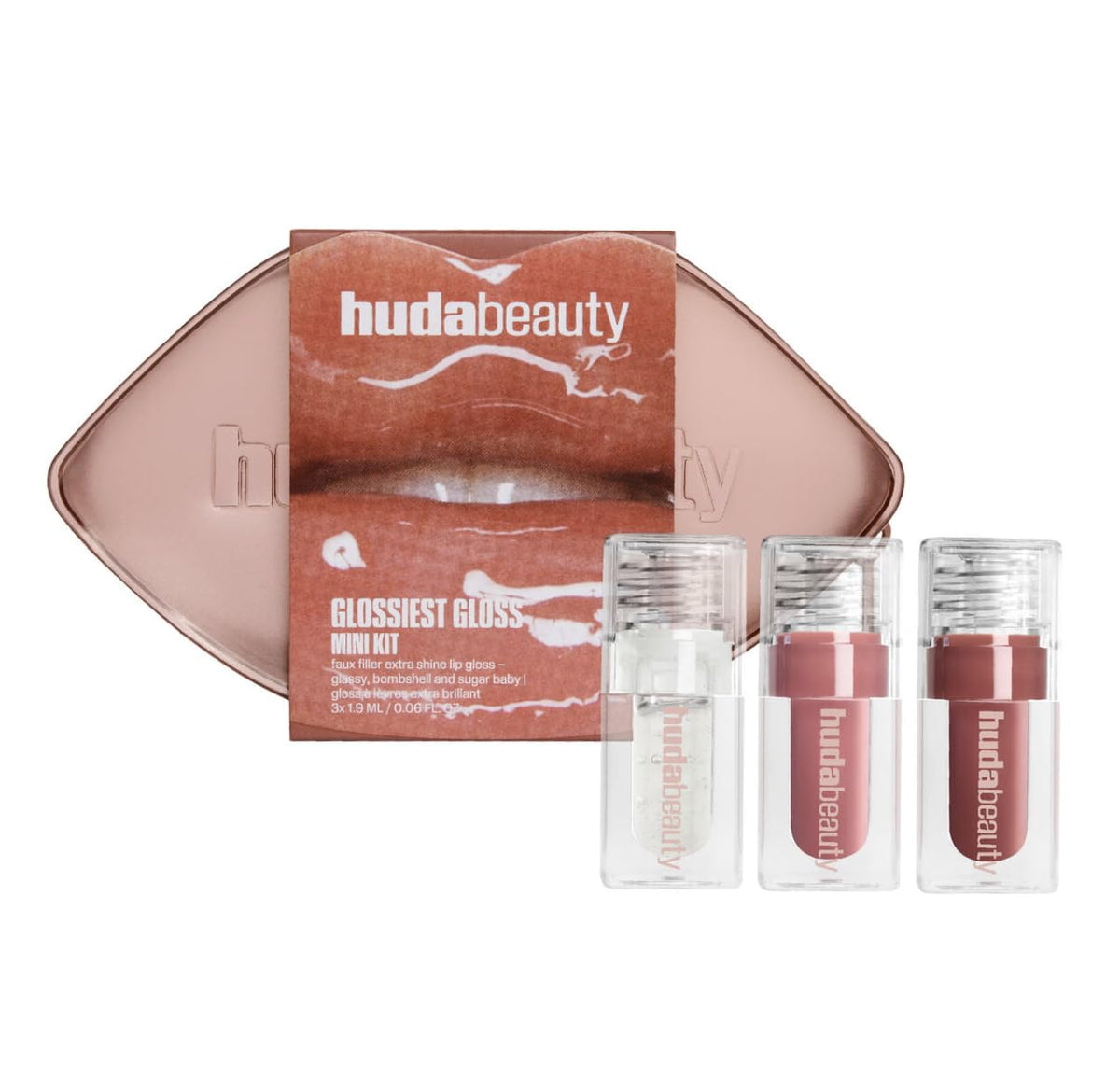 HUDA BEAUTY Glossiest Gloss Trio