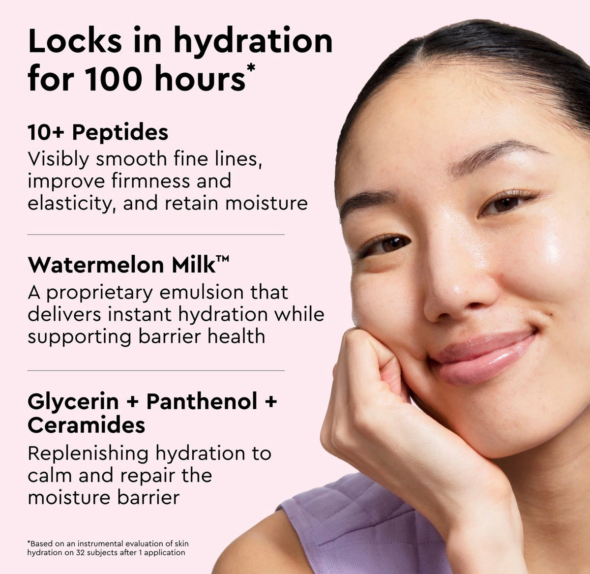 Glow Recipe Watermelon Milk Peptide Cushion Cream Refillable Moisturizer 50ml