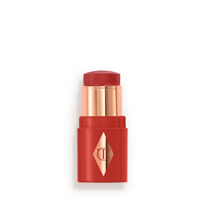 Charlotte Tilbury Mini Unreal Lip + Cheek Glow Blush Stick with Hyaluronic Acid