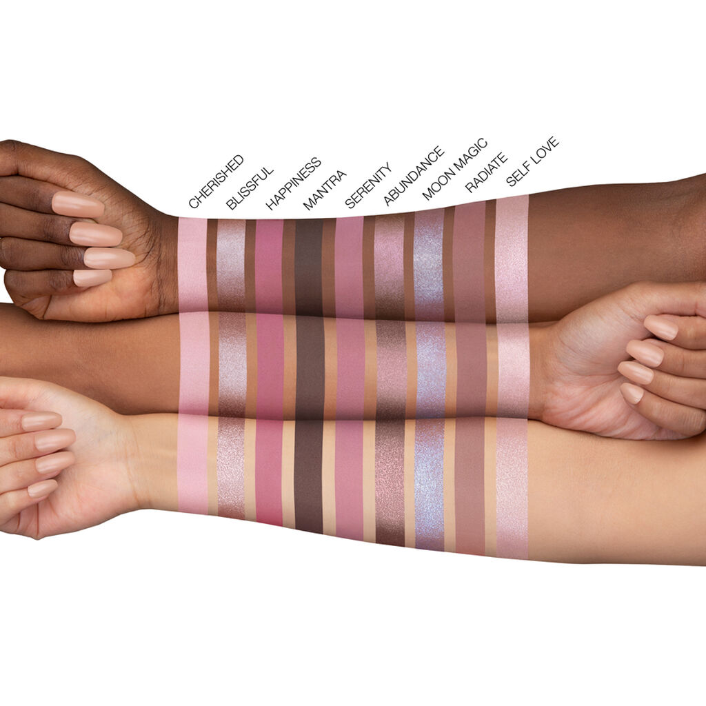 Paleta de sombras de ojos de cuarzo rosa