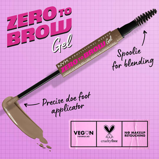 GEL PARA CEJAS DE LARGA DURACIÓN ZERO TO BROW
