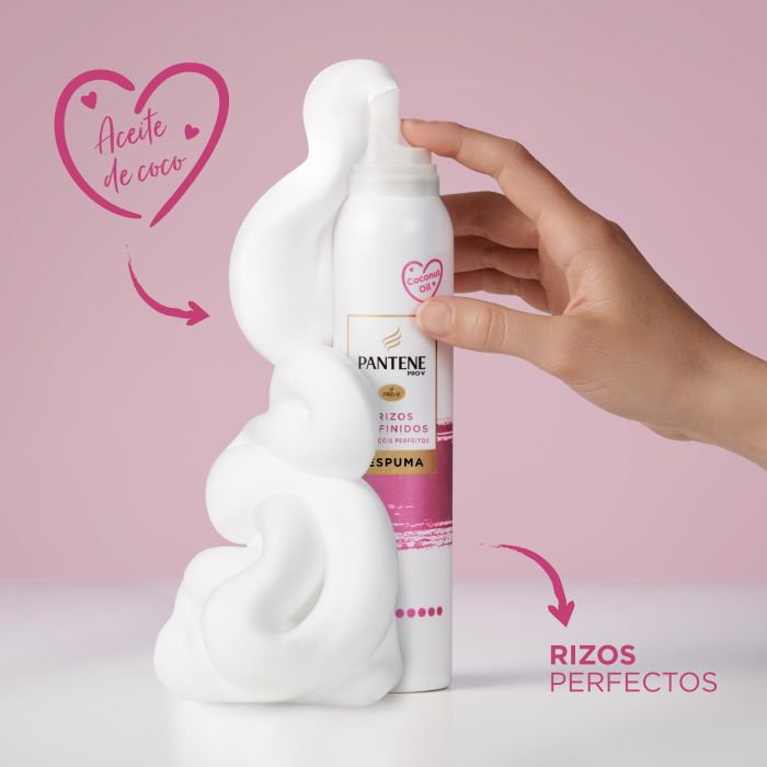 Pantene Pro-V Espuma Nutritiva para Cabello Rizos Definidos Lacas y fijadores