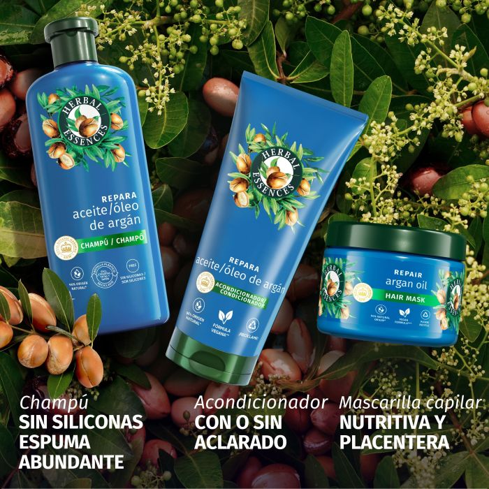 Herbal Essences Champú Reparador Aceite de Argán Champús