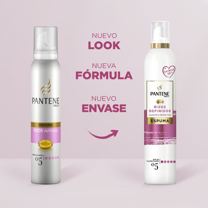 Pantene Pro-V Espuma Nutritiva para Cabello Rizos Definidos Lacas y fijadores