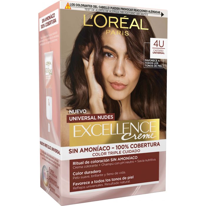 L'Oréal París Excellence Creme Tintes Universal Nudes Tintes sin amoníaco