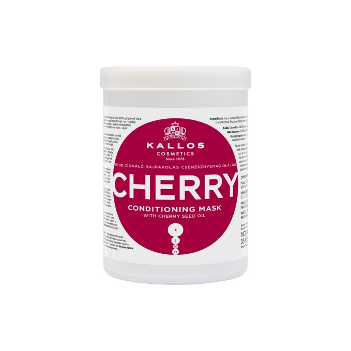 Kallos Mascarilla Acondicionador Capilar con Extracto de Cereza Mascarillas para el pelo