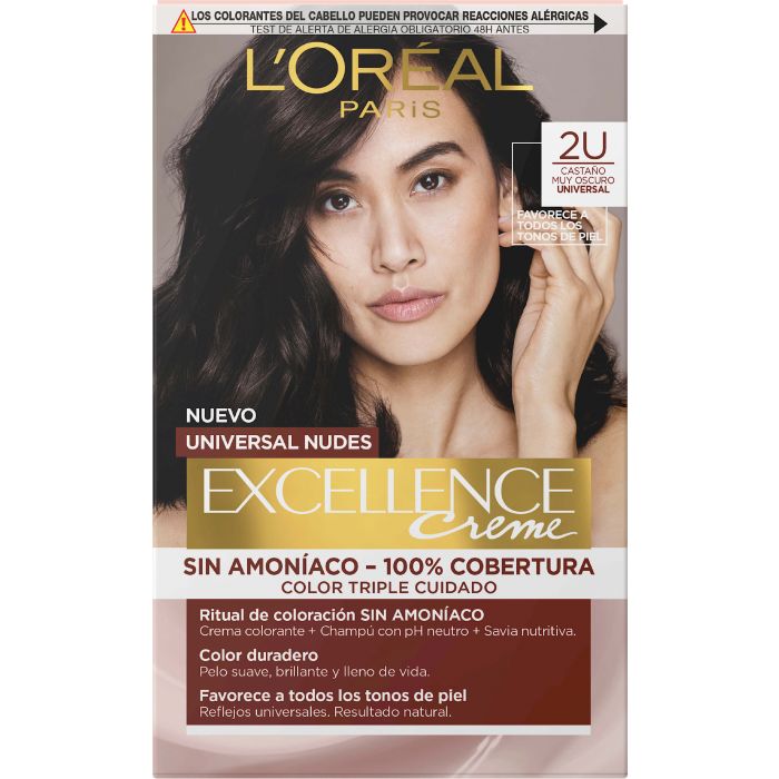 L'Oréal París Excellence Creme Tintes Universal Nudes Tintes sin amoníaco