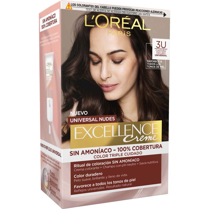 L'Oréal París Excellence Creme Tintes Universal Nudes Tintes sin amoníaco