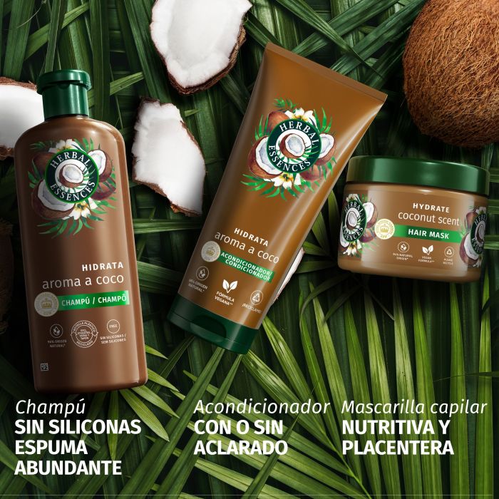 Herbal Essences Hidrata Aroma a Coco Acondicionador Hidratante Acondicionadores