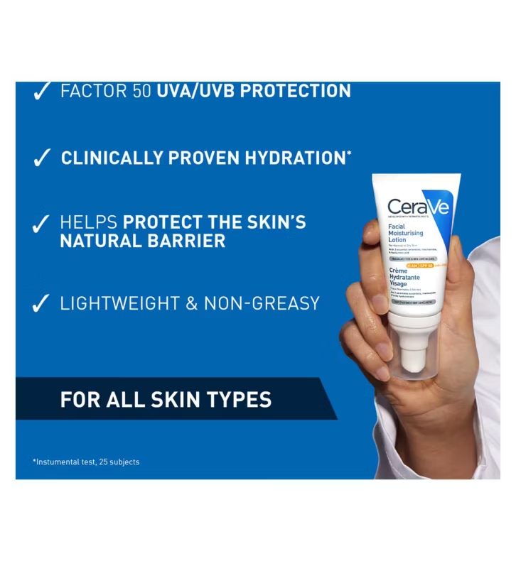 AM Facial Moisturising Lotion SPF 50