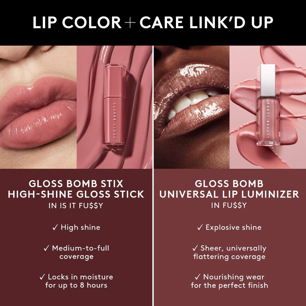 Fenty Beauty Gloss Bomb Stix High-Shine Gloss Stick — Hot Chocolit