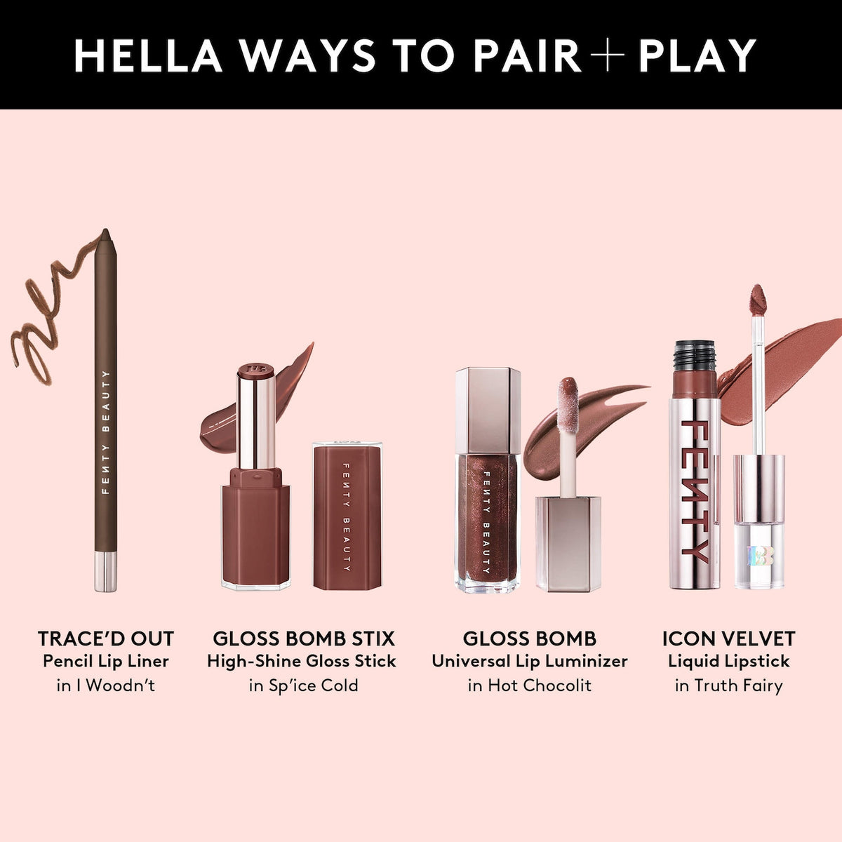 Fenty Beauty Trace'd Out Longwear Waterproof Pencil Lip Liner — Apri'Caught