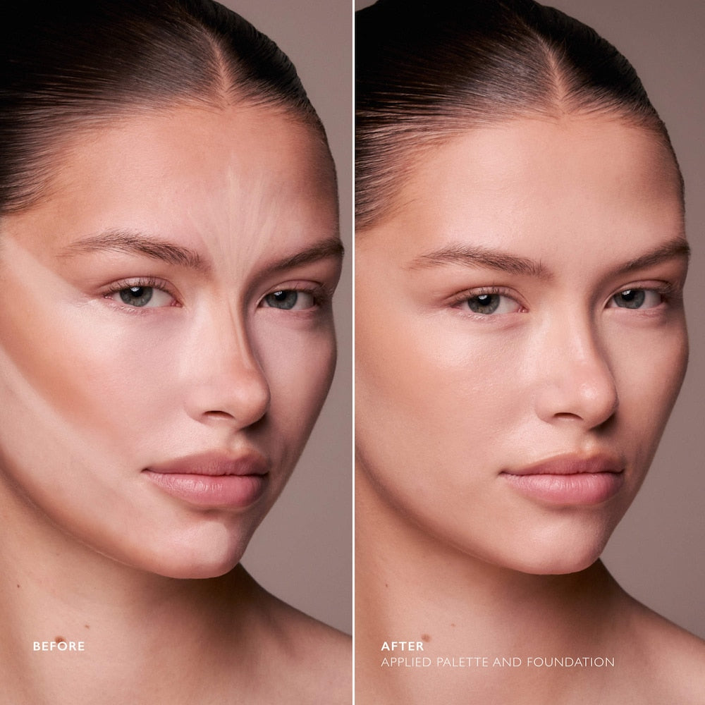 m.ph by Mary Phillips Underpainting Face Highlight & Contour Palette — Fair — photo 4