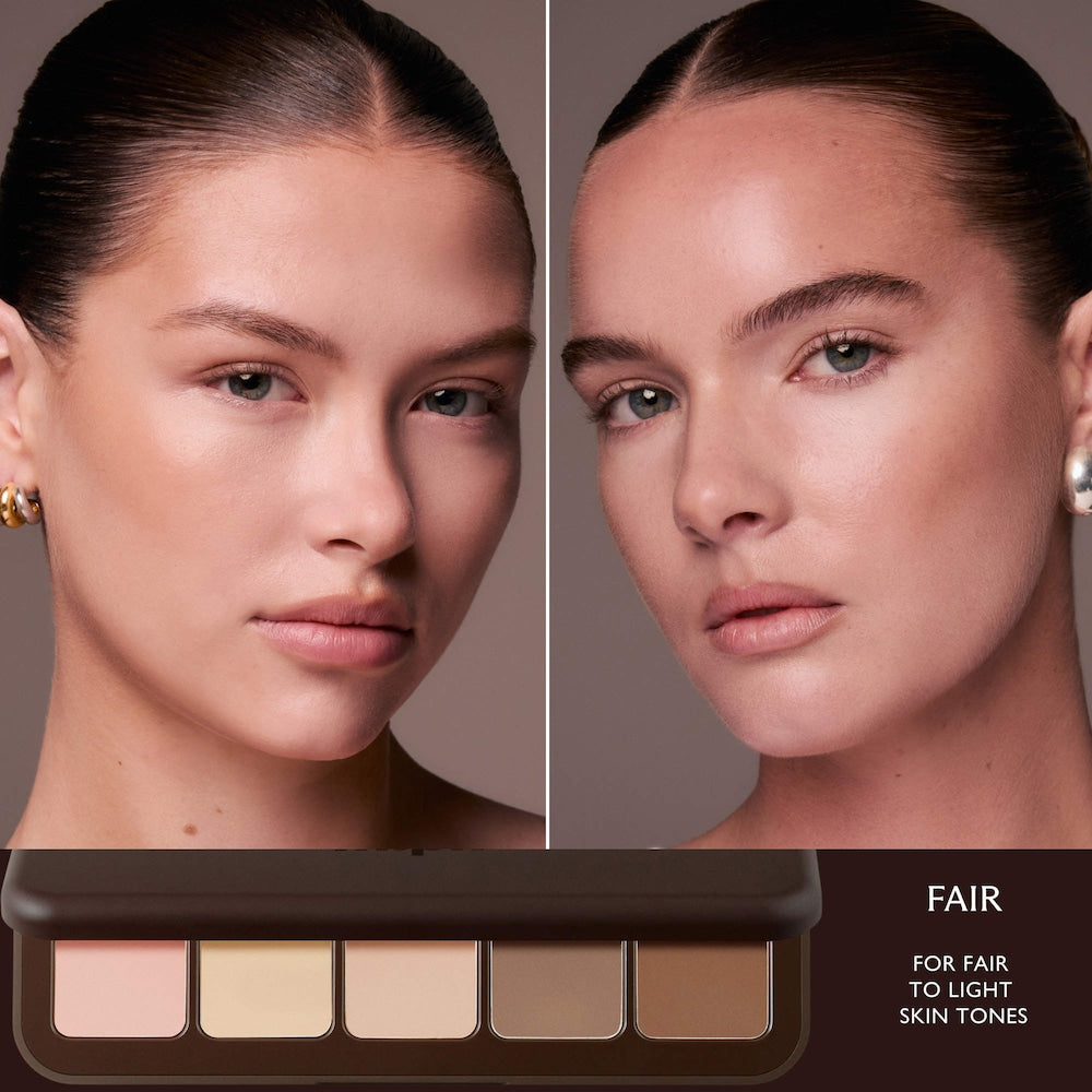 m.ph by Mary Phillips Underpainting Face Highlight & Contour Palette — Fair — photo 5