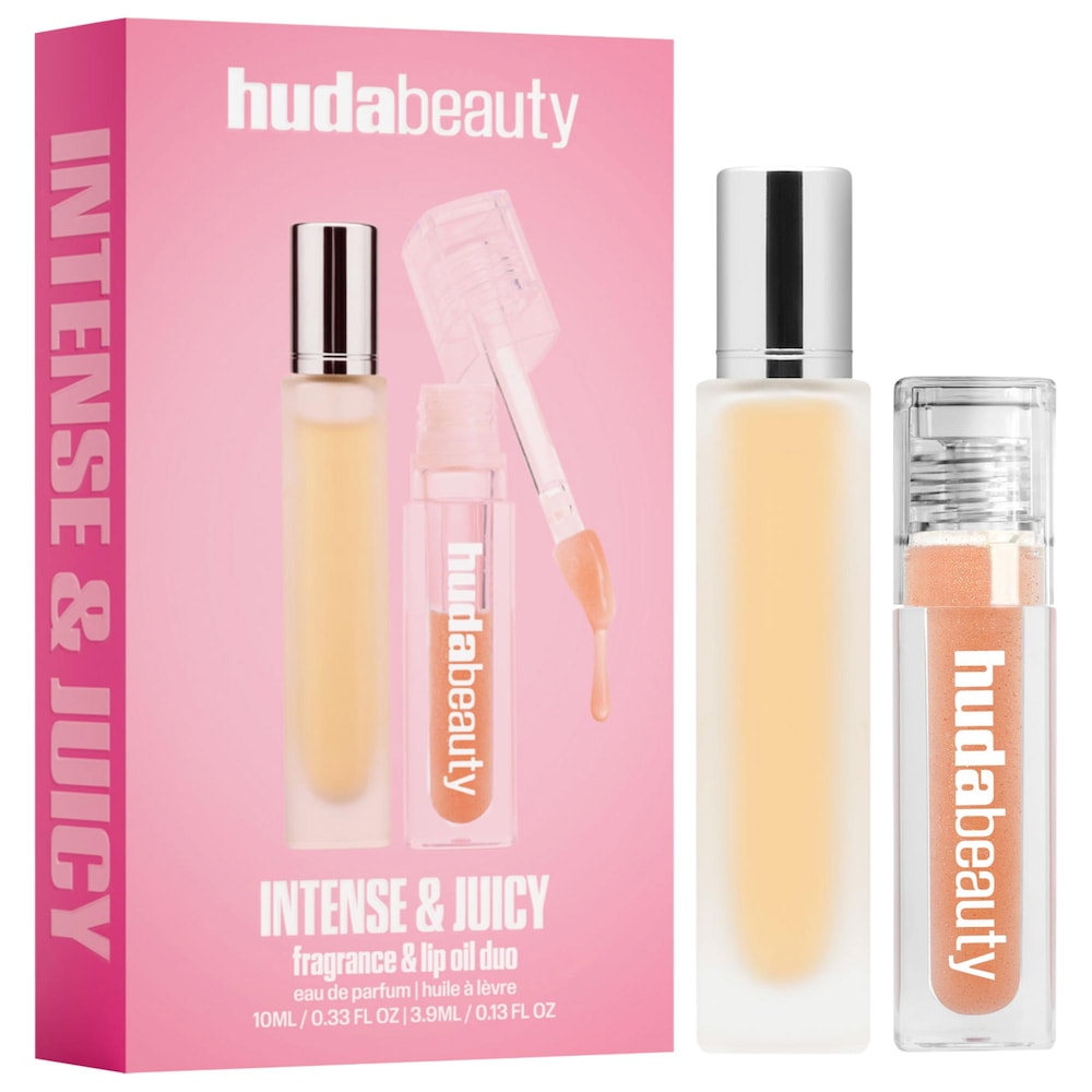 HUDA BEAUTY Intense & Juicy Fragrance & Lip Oil Duo — Default Title — photo 1