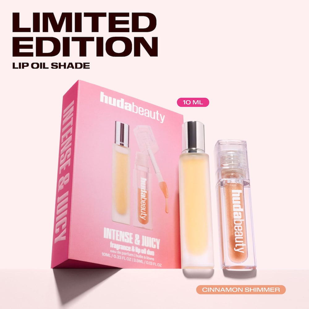 HUDA BEAUTY Intense & Juicy Fragrance & Lip Oil Duo — Default Title — photo 2