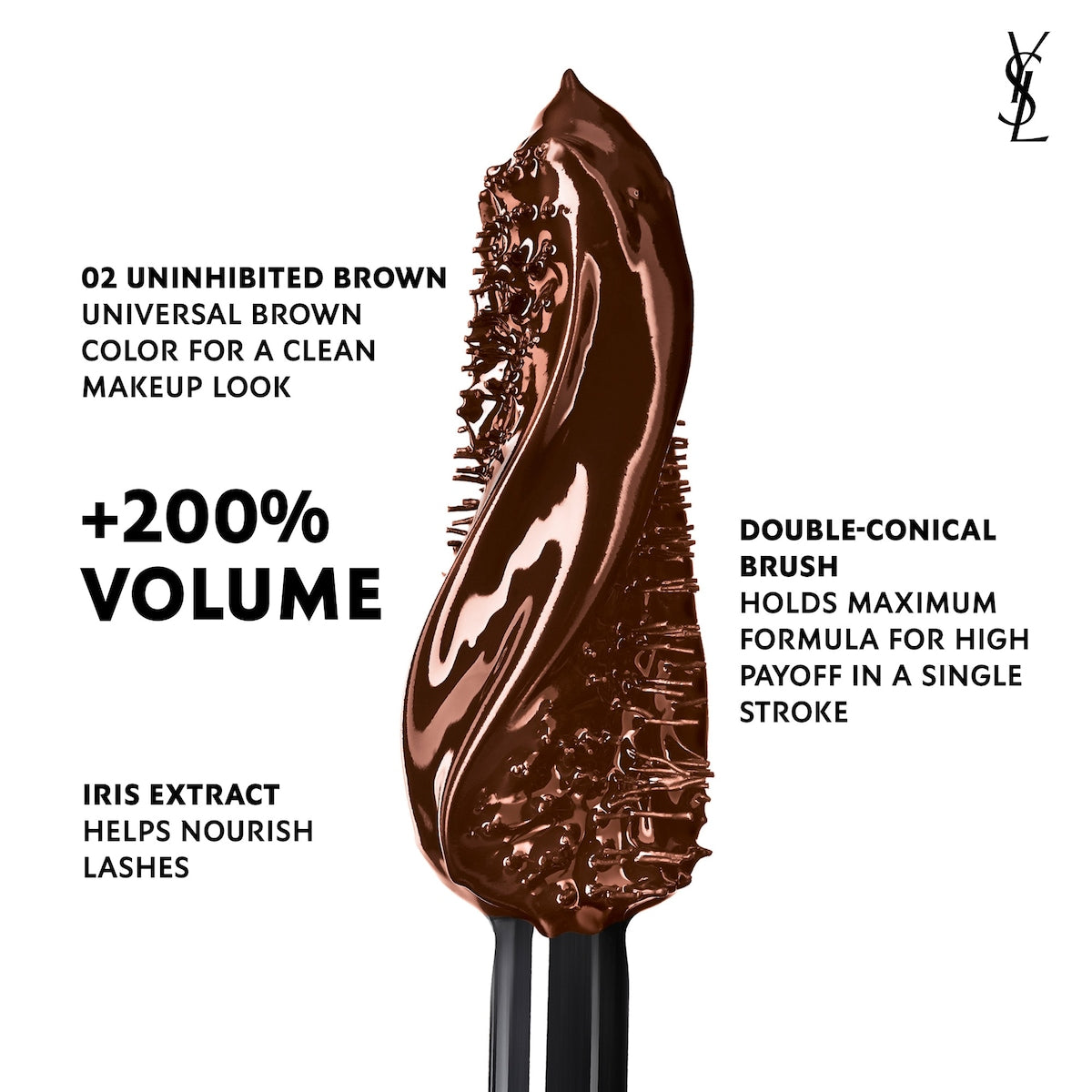 Yves Saint Laurent Lash Clash Mini Black & Brown Mascara Duo — photo 6