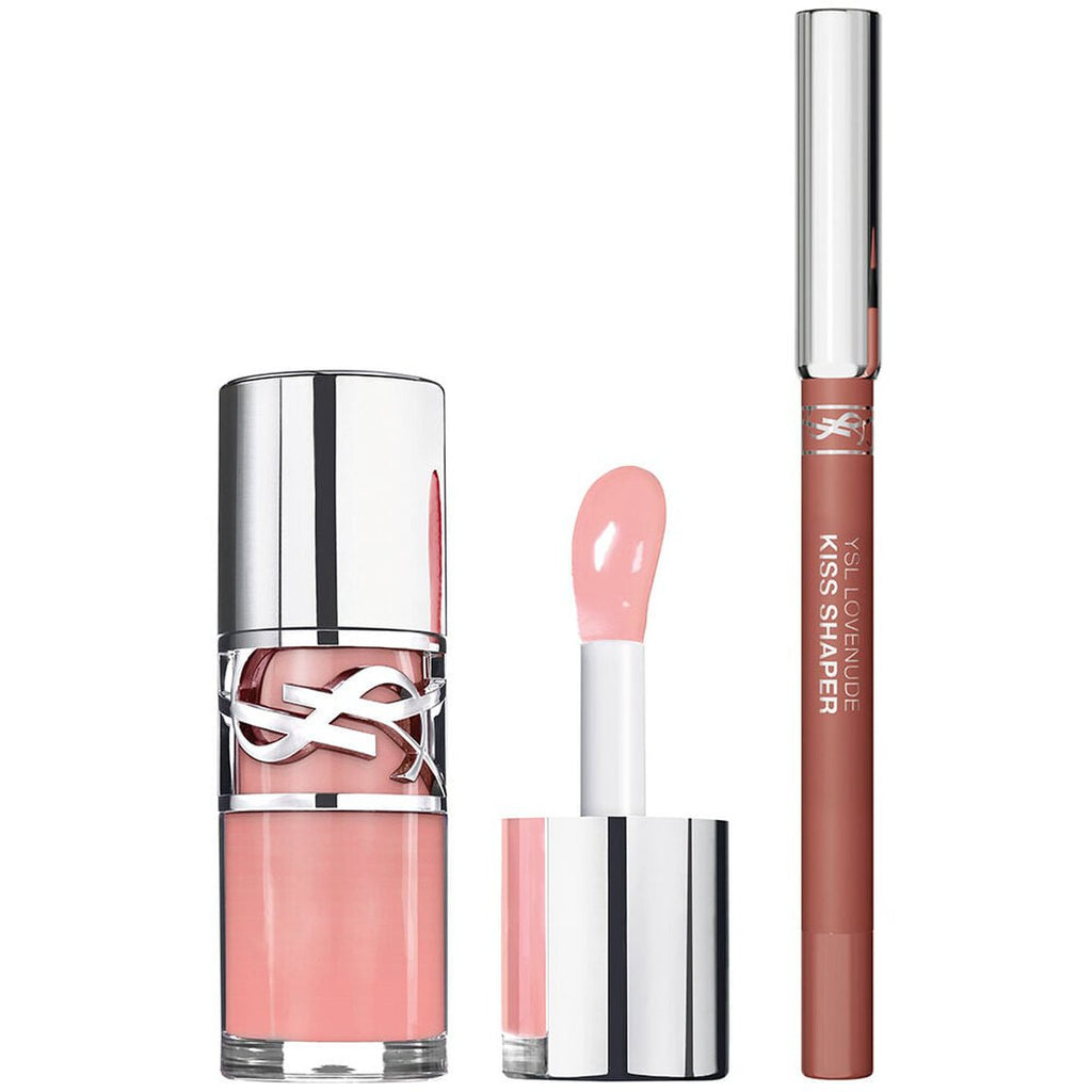Yves Saint Laurent Loveshine Plumping Lip Oil Gloss & Mini Lip Liner Holiday Gift Set — set contents