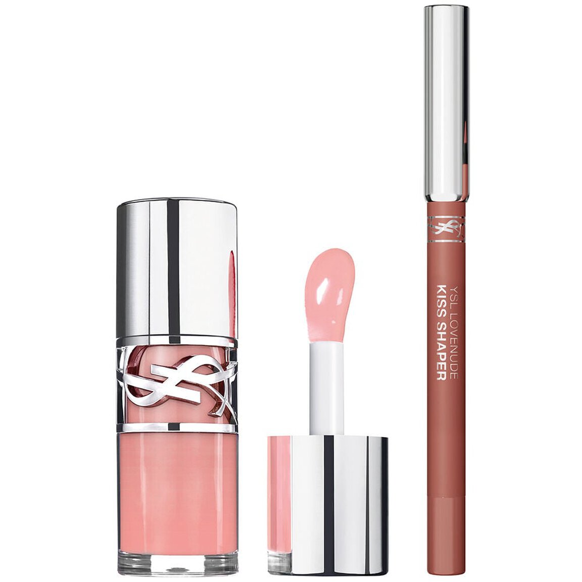 Yves Saint Laurent Loveshine Plumping Lip Oil Gloss & Mini Lip Liner Holiday Gift Set — set contents
