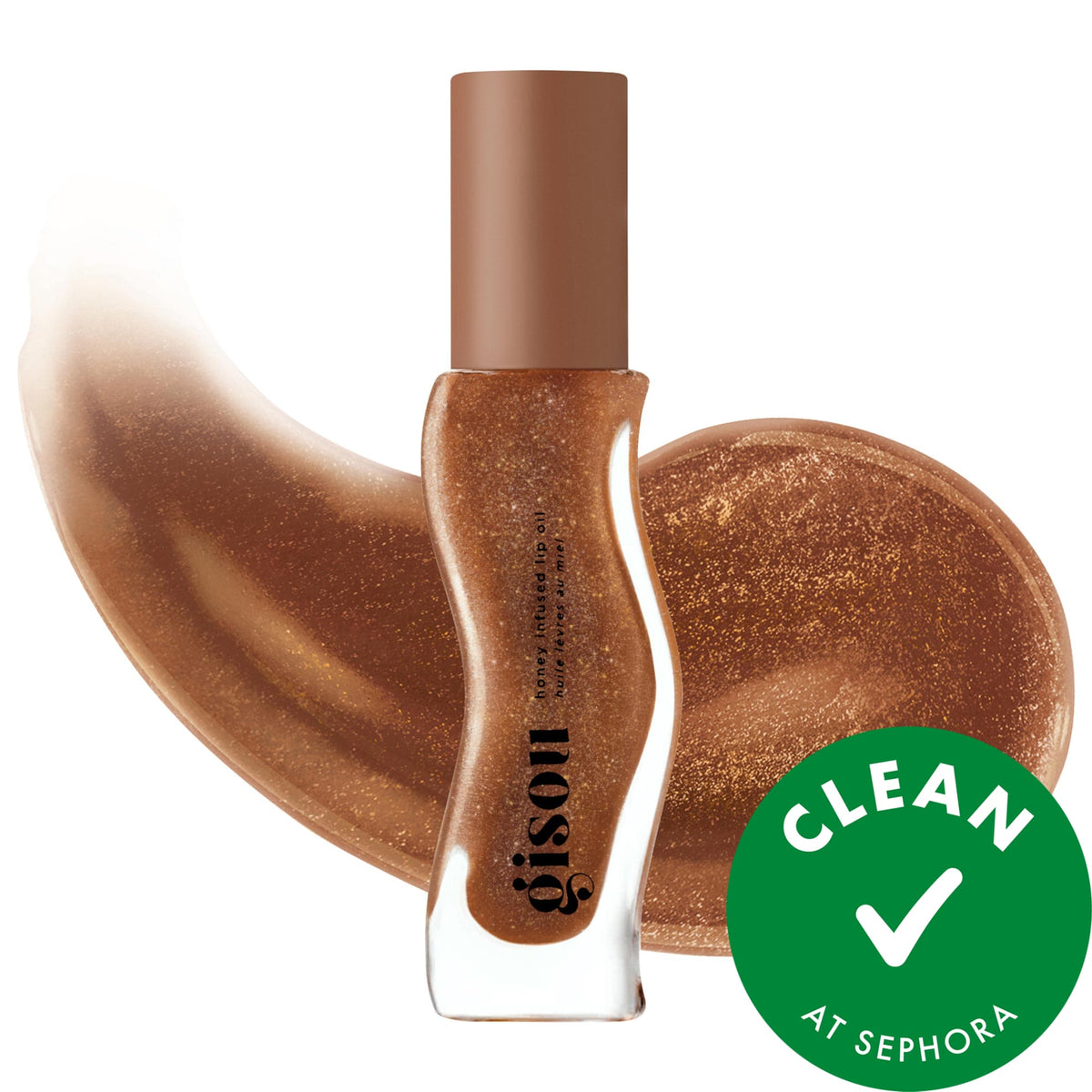 Gisou Honey Infused Hydrating Lip Oil in Coco Cacao
