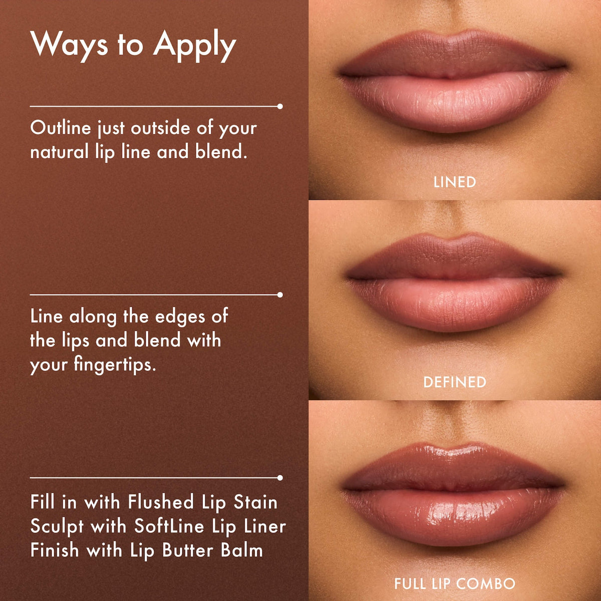 Summer Fridays SoftLine Lip Liner Creamy Sculpting Lip Pencil in Cinnamon - warm clay Image 5