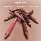 Summer Fridays SoftLine Lip Liner Creamy Sculpting Lip Pencil in Sugar - soft cool pink Image 3