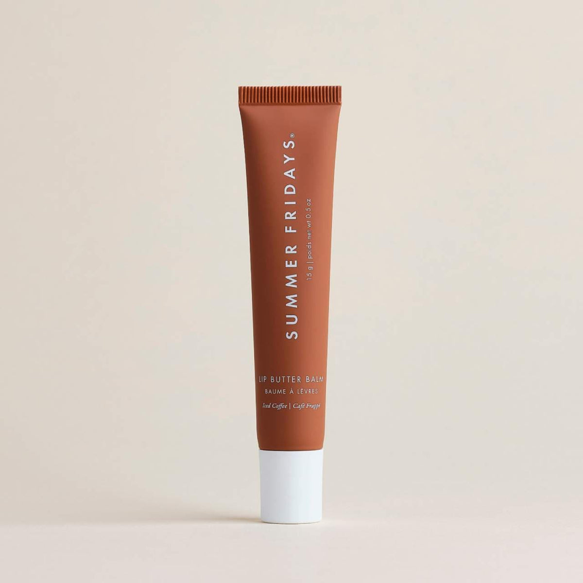 Summer Fridays Lip Butter Balm Treatment for Hydration + Nourishing Shine in Iced Coffee - sheer cocoa Image 2