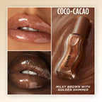 Gisou Honey Infused Hydrating Lip Oil in Coco Cacao Image 3