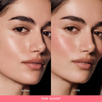 Summer Fridays Blush Butter Balm Hydrating Cream Blush with Peptides in Pink Sunset - warm peachy pink Image 4