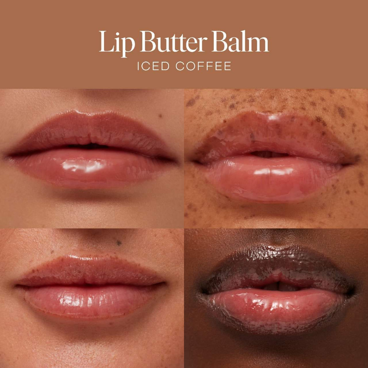 Summer Fridays Lip Butter Balm Treatment for Hydration + Nourishing Shine in Iced Coffee - sheer cocoa Image 6
