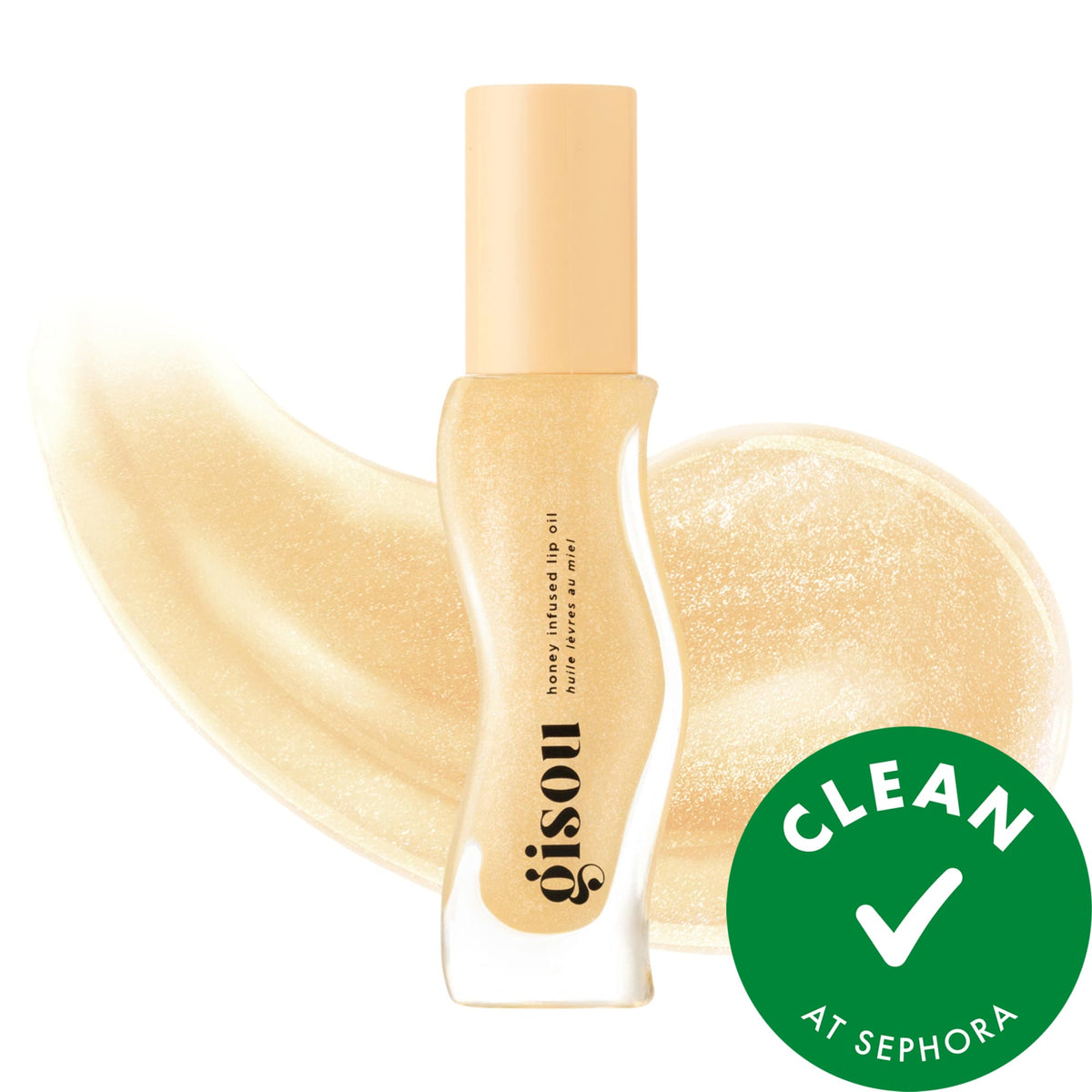 Gisou Honey Infused Hydrating Lip Oil in Pineapple Pout