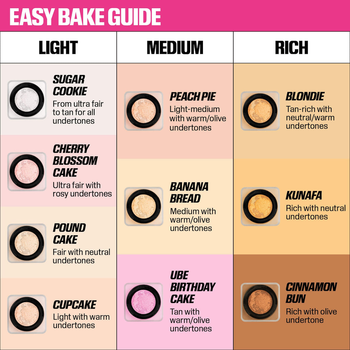 HUDA BEAUTY Easy Bake Blurring Loose Baking & Setting Powder in Pound Cake Image 5
