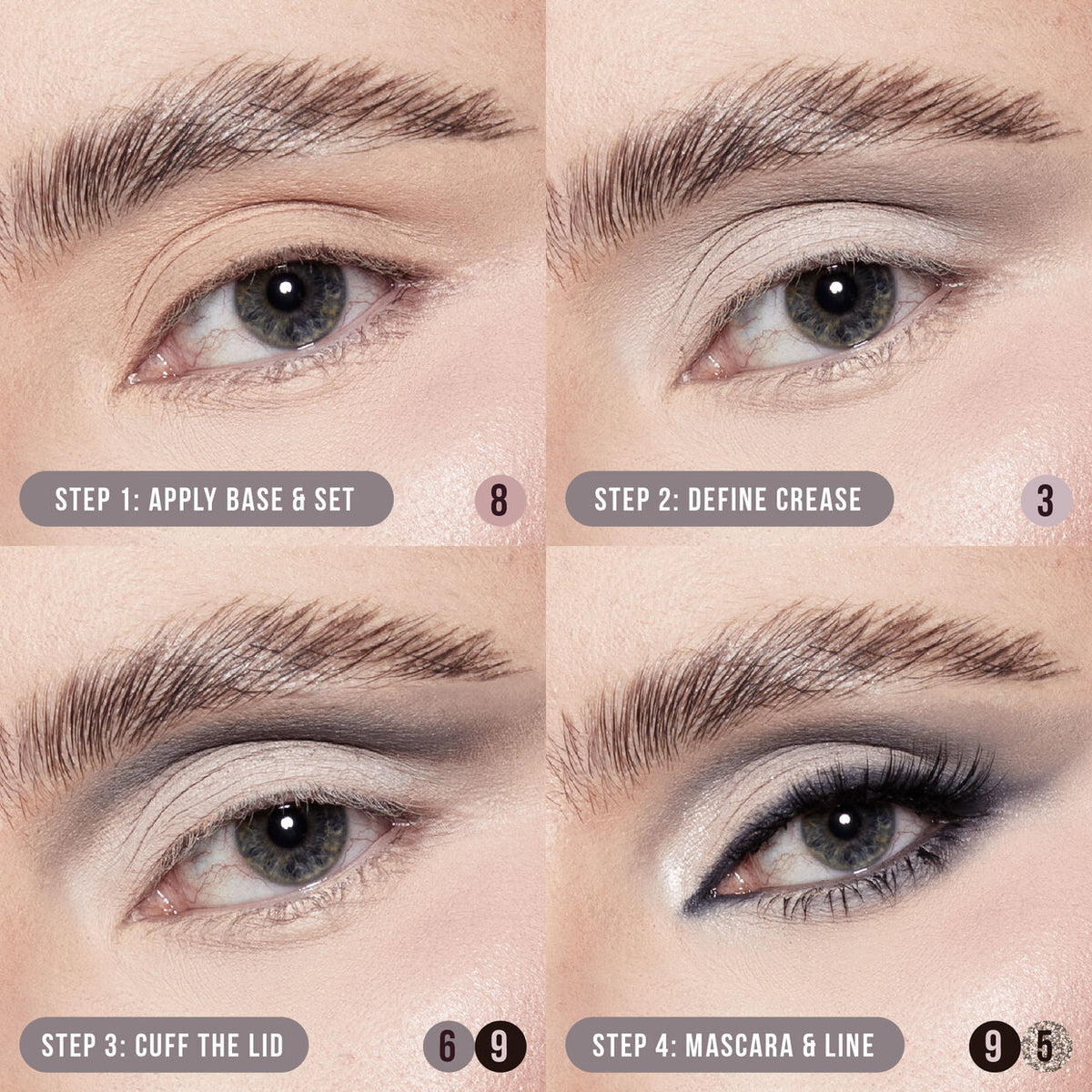 HUDA BEAUTY Creamy Obsessions Eyeshadow Palette Greige