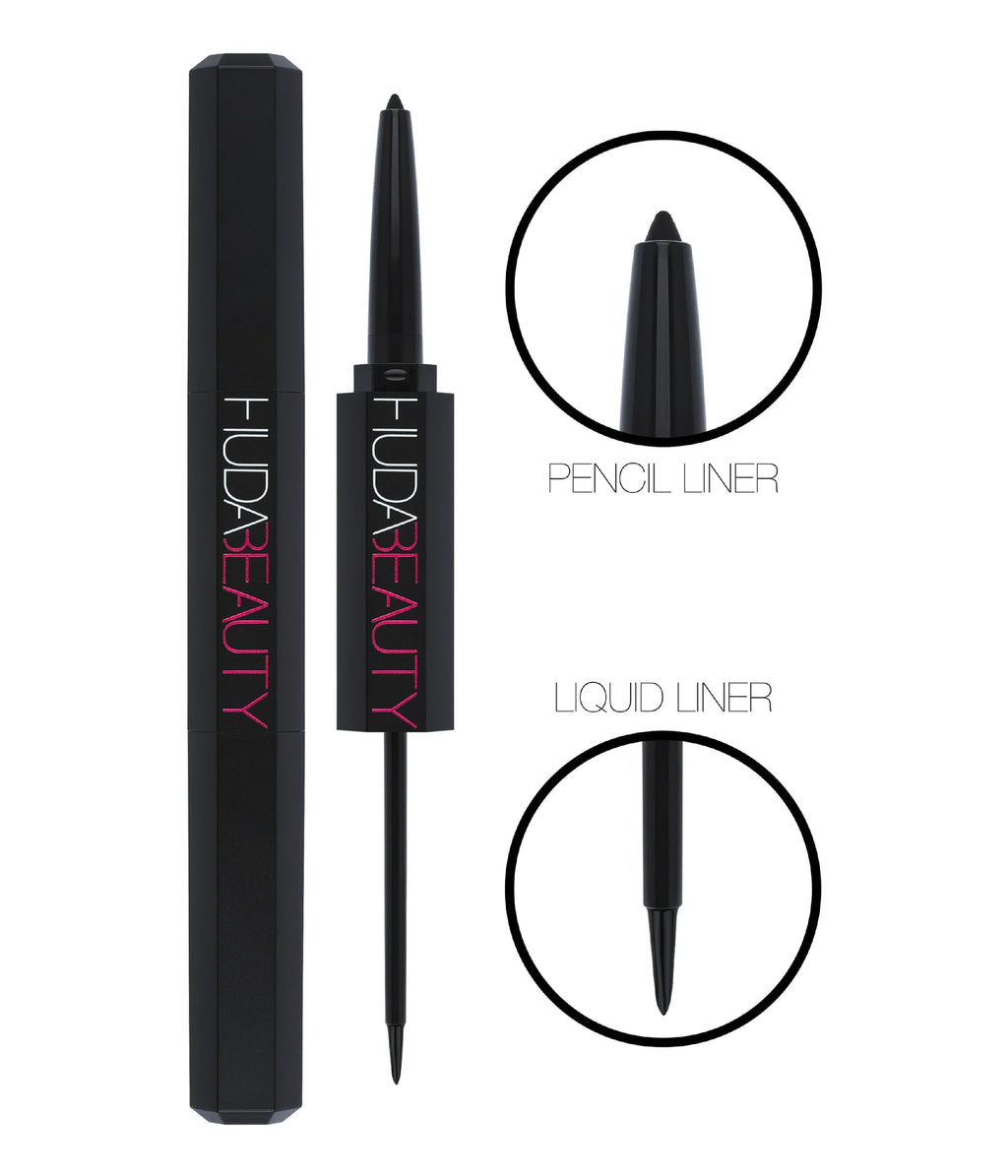 HUDA BEAUTY Life Liner Double Ended Eyeliner Liquid & Pencil Default Title