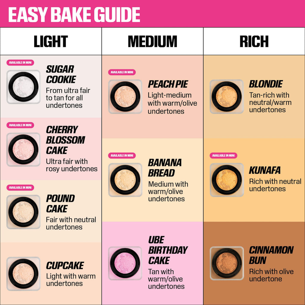 HUDA BEAUTY Mini Easy Bake Loose Baking & Setting Powder in Cherry Blossom Image 5