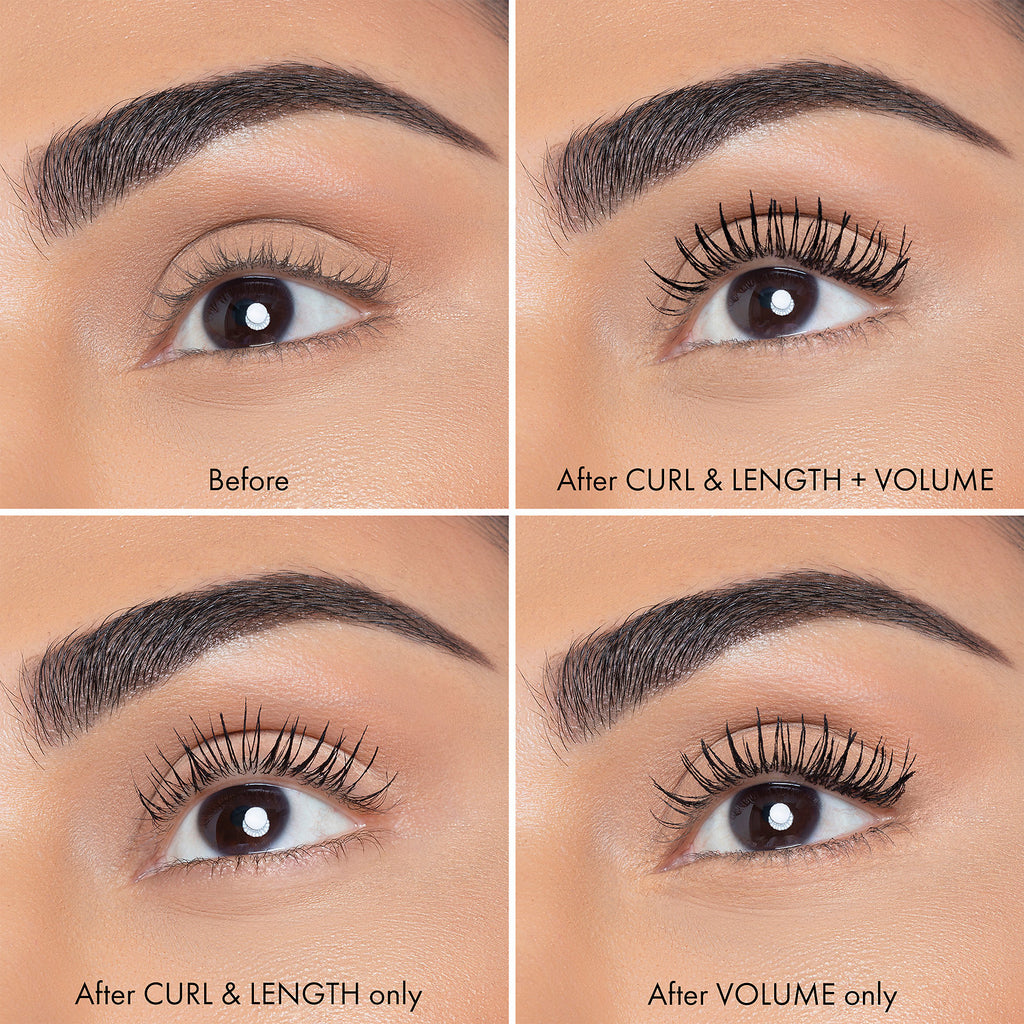 HUDA BEAUTY LEGIT LASHES Double-Ended Volumizing and Lengthening Mascara in Very Vanta Image 2