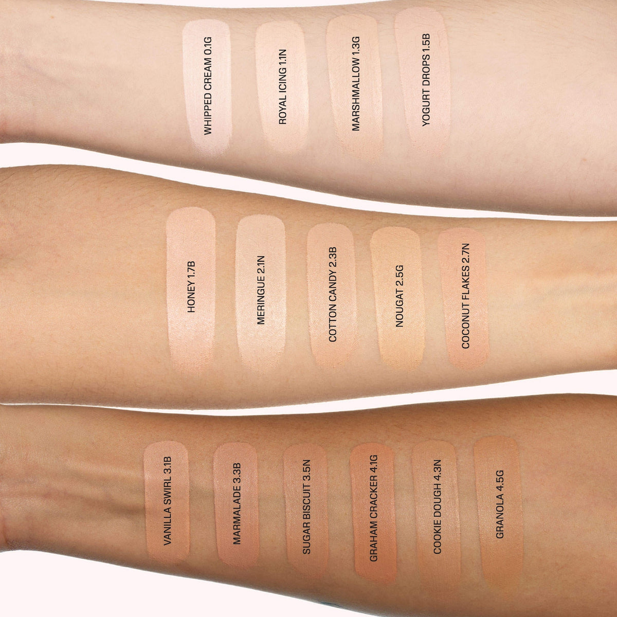 HUDA BEAUTY #FauxFilter Matte Buildable Coverage Waterproof Concealer in Cotton Candy 2.3 Beige Image 9