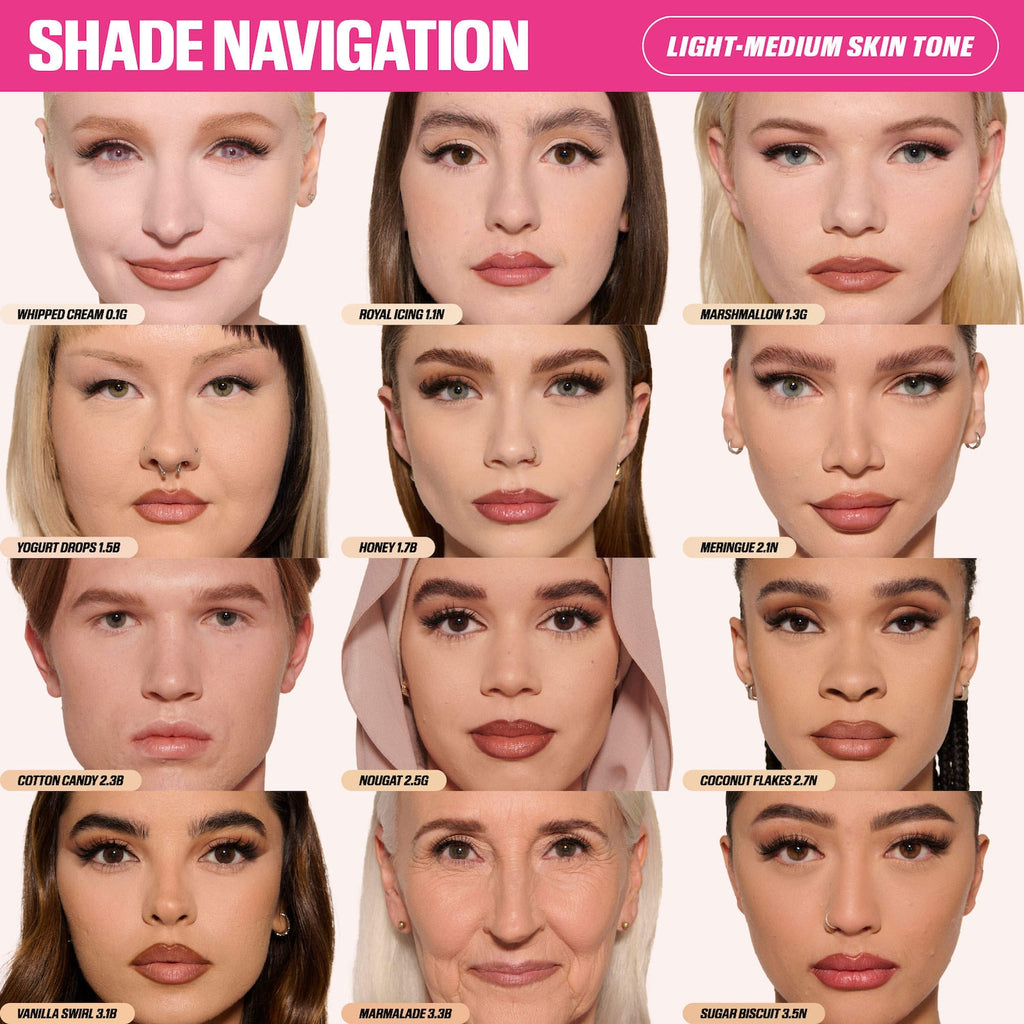 HUDA BEAUTY #FauxFilter Matte Buildable Coverage Waterproof Concealer in Cotton Candy 2.3 Beige Image 4