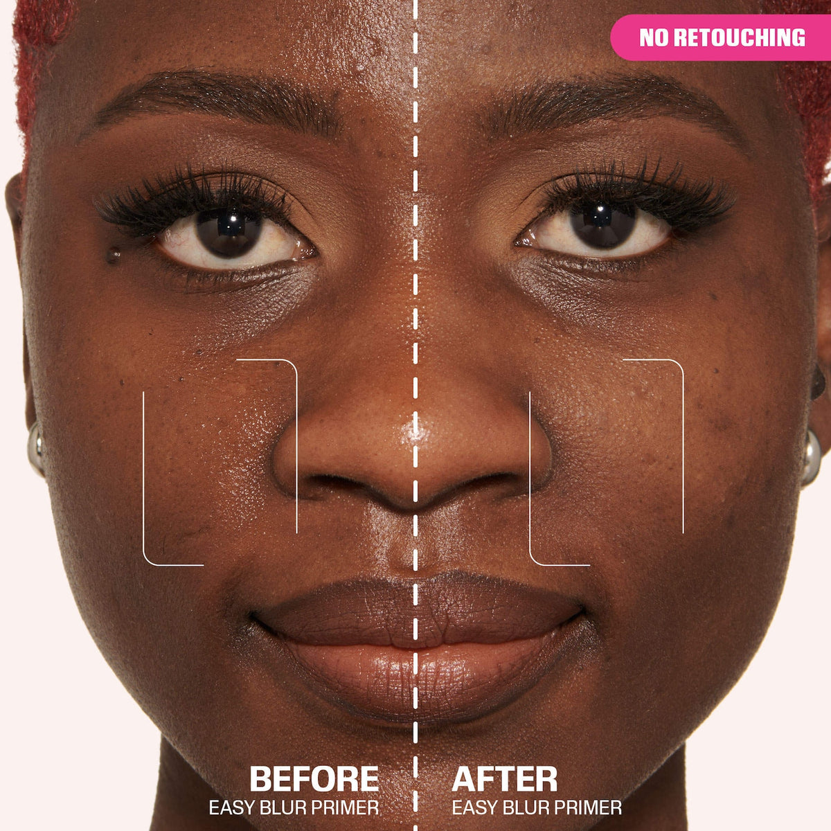 HUDA BEAUTY Mini Easy Blur Silicone-Free Smoothing & Pore-Minimizing Primer in 0.33 oz/10 mL Image 3