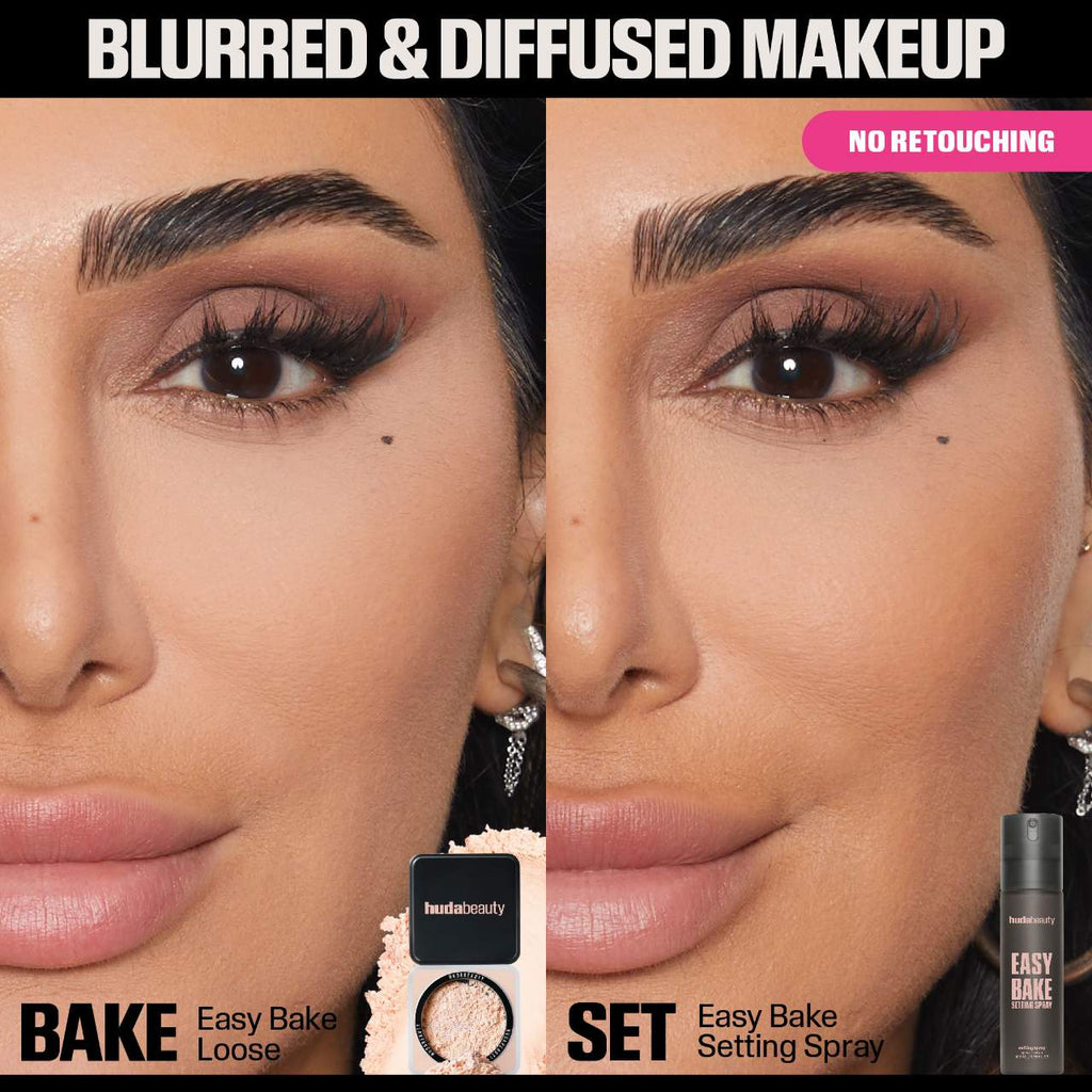 HUDA BEAUTY Easy Bake Blurring Setting Spray with 16-Hour Wear in 3.38 oz / 100 ml Image 5