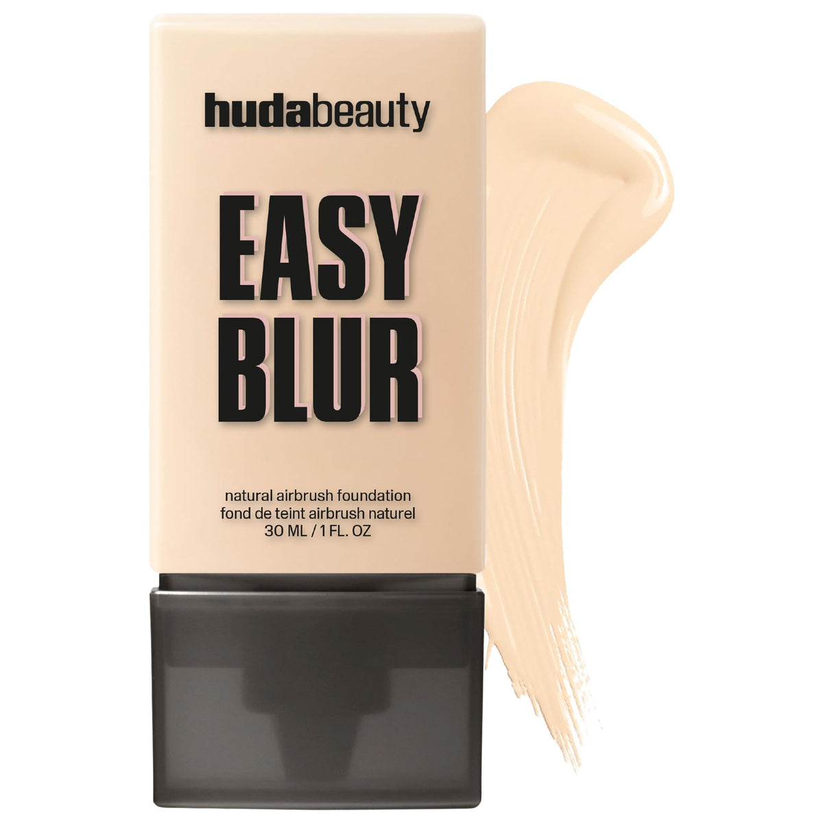 HUDA BEAUTY Easy Blur Natural Airbrush Foundation with Niacinamide in Angel Food 110N