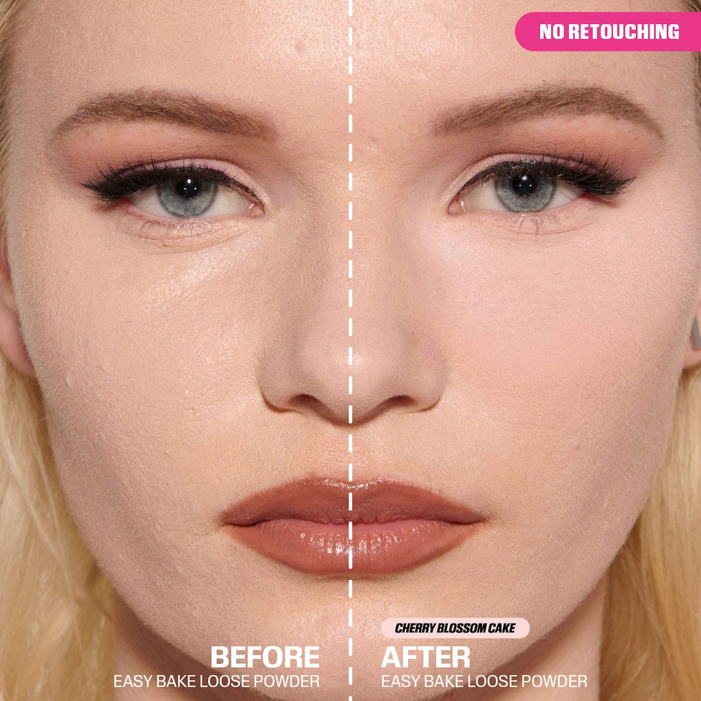HUDA BEAUTY Mini Easy Bake Loose Baking & Setting Powder in Cherry Blossom Image 2