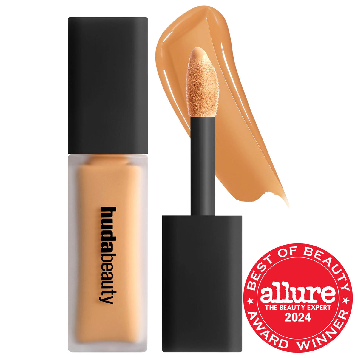 HUDA BEAUTY #FauxFilter Matte Buildable Coverage Waterproof Concealer in Praline 6.3 Neutral
