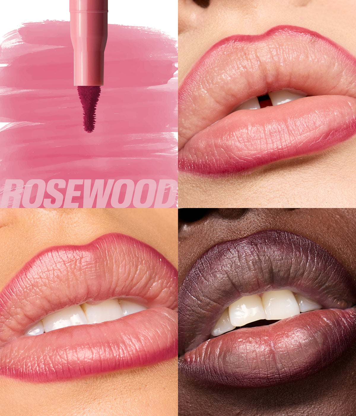 HUDA BEAUTY Habibti Rosy Pink Lip Duo Default Title