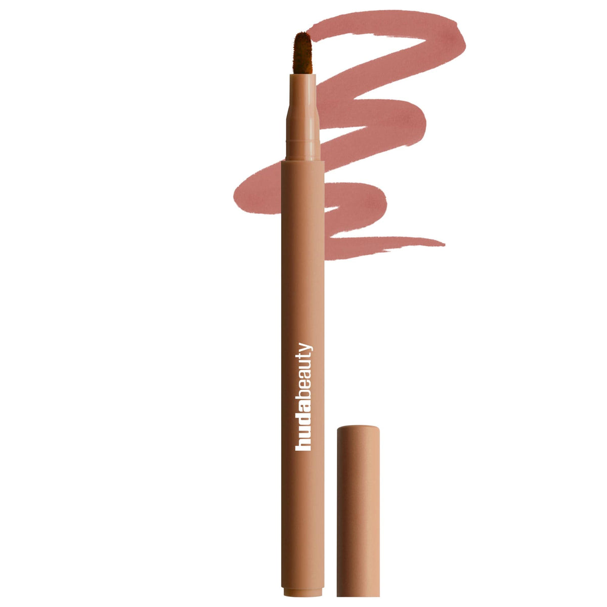 HUDA BEAUTY Lip Contour Lip Stain for 12-Hour Wear in Soft Nude