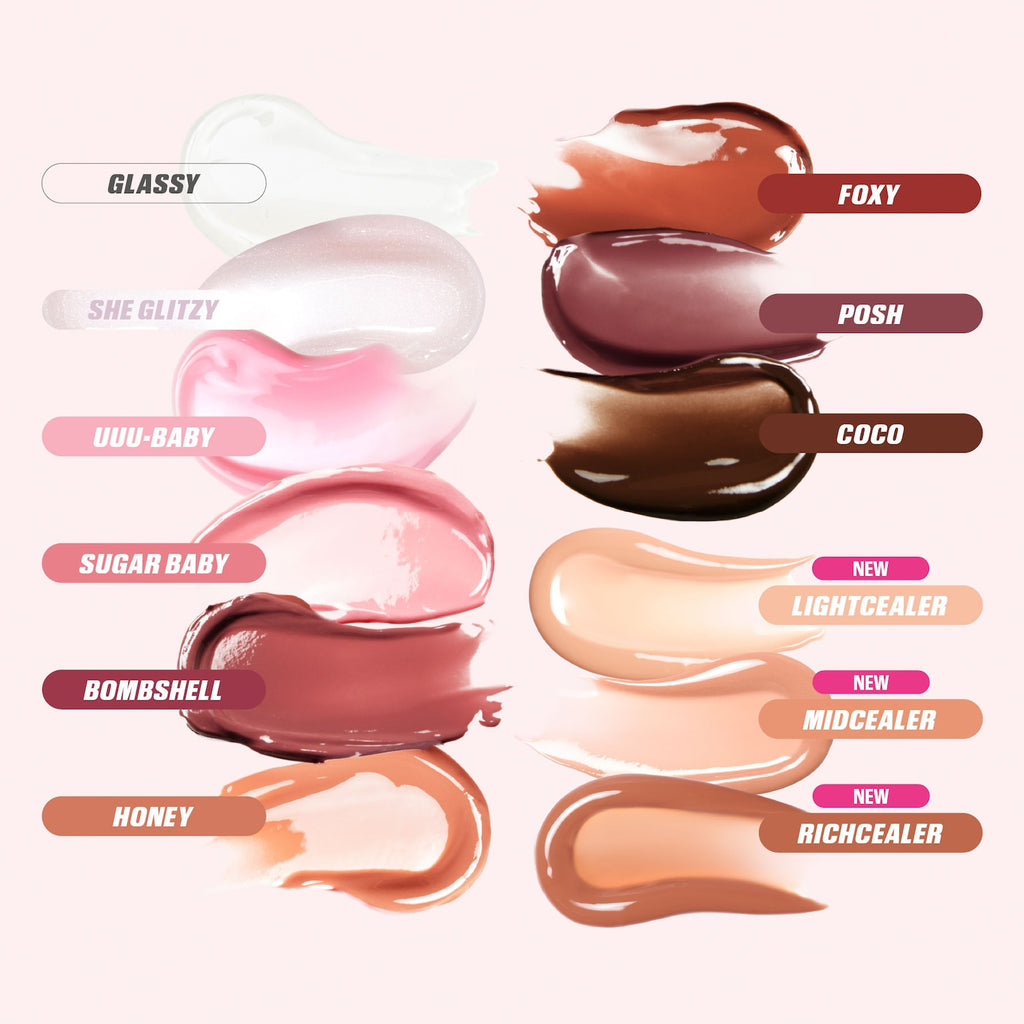 Huda Beauty Faux Filler Lip Gloss - Glassy 3