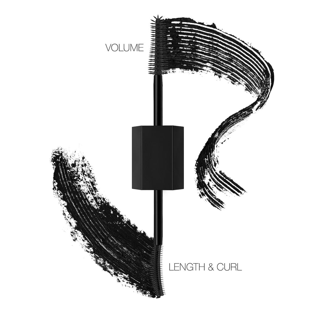HUDA BEAUTY LEGIT LASHES Double-Ended Volumizing and Lengthening Mascara in Very Vanta Image 4