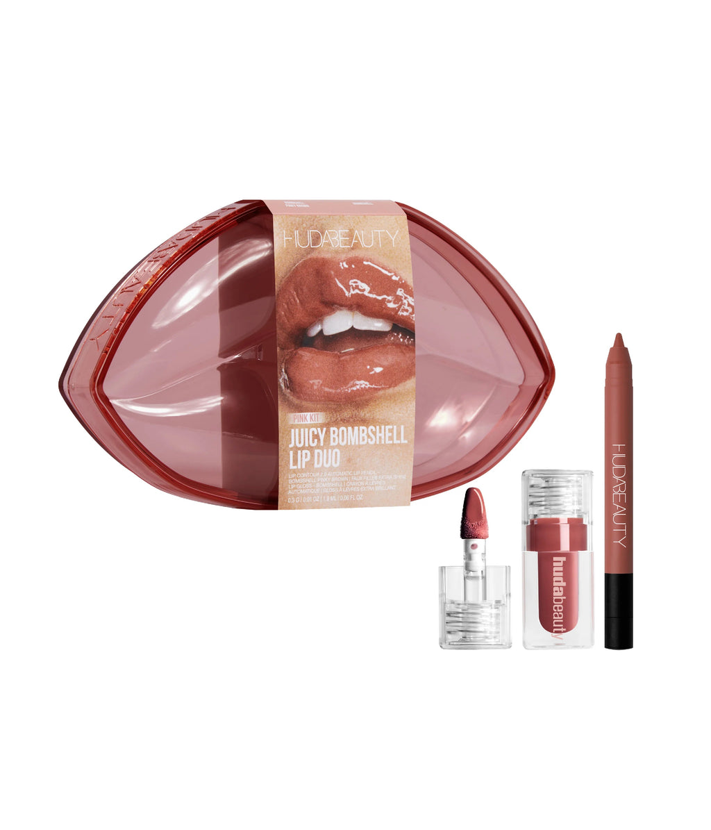 HUDA BEAUTY Bombshell Lip Duo Bombshell
