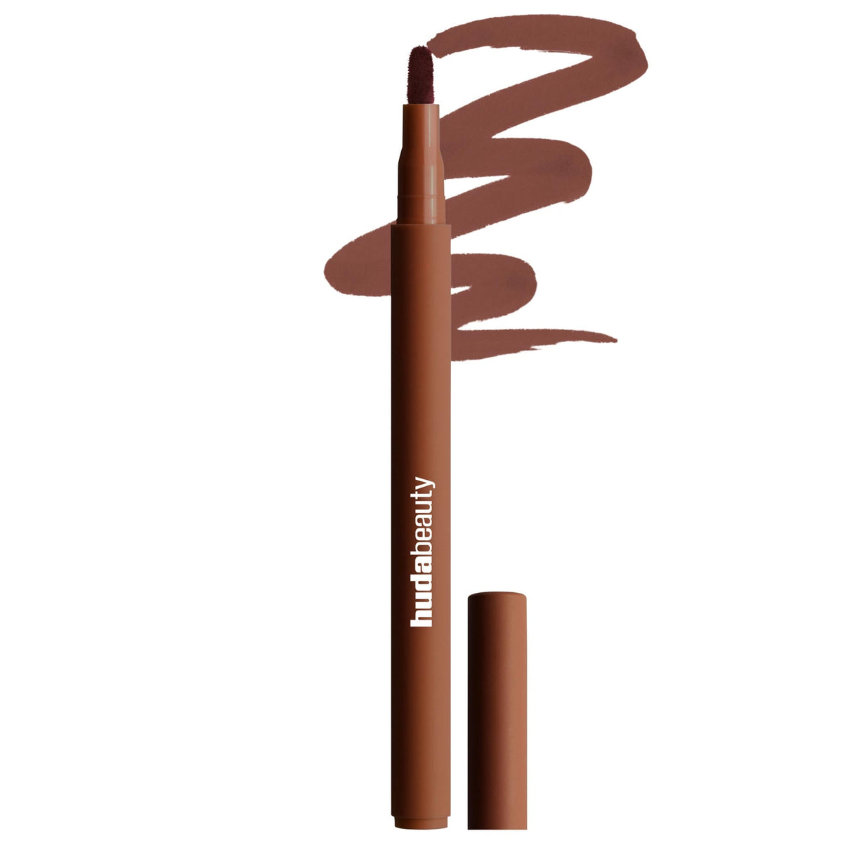 HUDA BEAUTY Lip Contour Lip Stain for 12-Hour Wear in Mocha